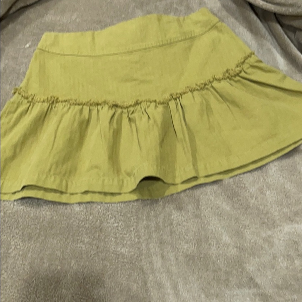 Free People Skirt (Green Olive) size- 8 NWT